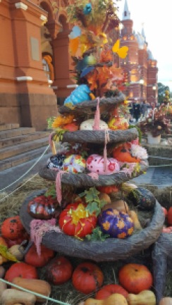 pumpkins in city center