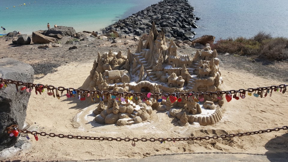 Sand Castle in Playa Blanca 