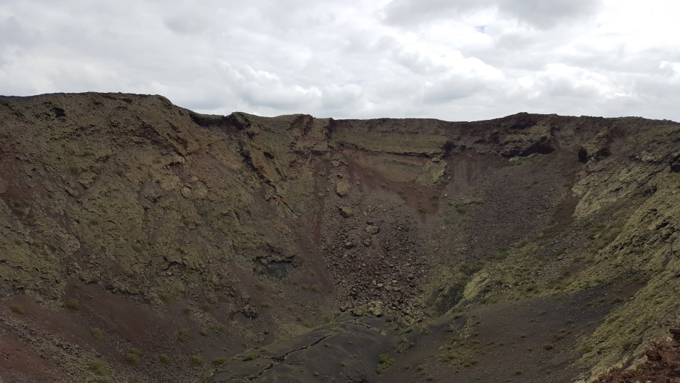La Rilla crater Lanzarote